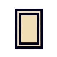 Covor Conceptum Hypnose Black Frame 1.20x1.80m imaginea #2 — magazin online Desire.md