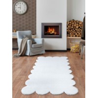 Covor Conceptum Hypnose Laser Plush White 1.20x1.80m