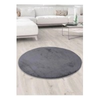 Covor Conceptum Hypnose Oval Plush Dark Grey