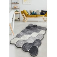 Covor Conceptum Hypnose Circle Grey 1.20x1.80m