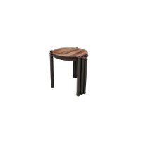 Набор журнальных столиков Hanah Home Lavia 3 Walnut фото №3 — интернет-магазин Desire.md