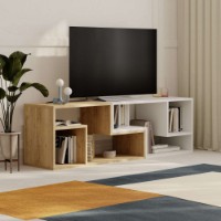Тумба под ТВ Hanah Home Glis Sapphire Oak White