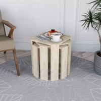 Set măsuţe cafea Hanah Home Azra Travertine