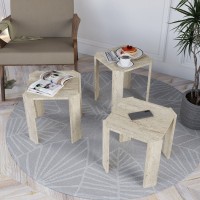 Set măsuţe cafea Hanah Home Azra Travertine imaginea #3 — magazin online Desire.md