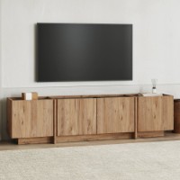 Comodă TV Hanah Home Lowen Atlantic Pine Anthracite