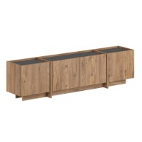 Comodă TV Hanah Home Lowen Atlantic Pine Anthracite imaginea #6 — magazin online Desire.md