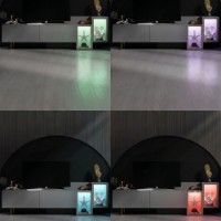 Comodă TV Hanah Home Tenon Anthracite Gold imaginea #6 — magazin online Desire.md