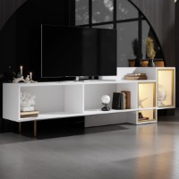 Comodă TV Hanah Home Tenon White Gold imaginea #4 — magazin online Desire.md