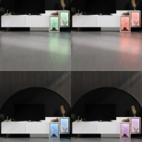 Comodă TV Hanah Home Tenon White Gold imaginea #6 — magazin online Desire.md