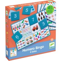 Joc educativ de masa Djeco Numero Bingo (DJ08281)