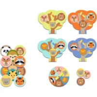 Joc educativ de masa Djeco Wild Animals (DJ08276) imaginea #2 — magazin online Desire.md
