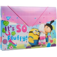 Папка для бумаг YES A4+ Minions Fluffy (491684)