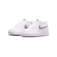 Ghete pentru copii Nike Air Force 1 White/Black, s.38