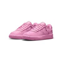 Ghete pentru copii Nike Force 1 Pink Rise/Pink Foam/Metallic Silver, s.33.5