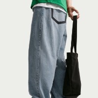 Pantaloni pentru bărbați Nike Sportswear Blue Denim/Black/Safety Orange, s.34 imaginea #5 — magazin online Desire.md
