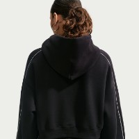 Hanorac damă Nike Studio Fleece Medium Weight Total Black/Sail, s.XS imaginea #6 — magazin online Desire.md
