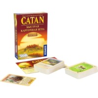 Joc educativ de masa Kosmos Catan. Быстрая карточная игра (915427)