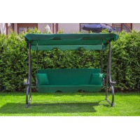 Marfa despreciata! Leagăn de grădină FunFit Relax Plus Green (181) imaginea #4 — magazin online Desire.md