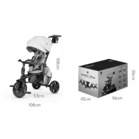 Marfa despreciata! Bicicletă copii Qplay Comfo Max Coffee imaginea #6 — magazin online Desire.md