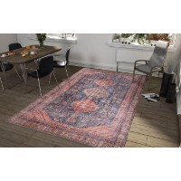 Covor Conceptum Hypnose Blues Chenille Red AL 366 0.75x1.50m