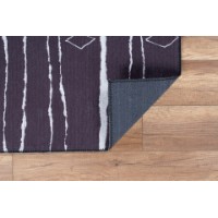 Covor Conceptum Hypnose Ada Gonul Chenille Black AL 298 0.75x1.50m imaginea #4 — magazin online Desire.md