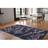 Covor Conceptum Hypnose Ada Gonul Chenille Black AL 295 0.75x1.50m imaginea #1 — magazin online Desire.md