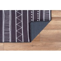 Covor Conceptum Hypnose Ada Gonul Chenille Black AL 294 0.75x1.50m imaginea #4 — magazin online Desire.md