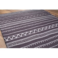 Covor Conceptum Hypnose Ada Gonul Chenille Black AL 294 0.75x1.50m imaginea #5 — magazin online Desire.md
