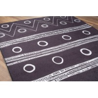 Covor Conceptum Hypnose Ada Gonul Chenille Black AL 291 0.75x1.50m imaginea #5 — magazin online Desire.md