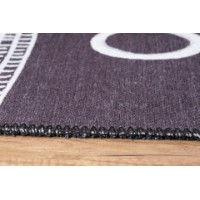 Covor Conceptum Hypnose Ada Gonul Chenille Black AL 291 0.75x1.50m imaginea #7 — magazin online Desire.md