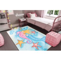 Covor Conceptum Hypnose Ada Gonul Chenille Blue AL 288 0.75x1.50m