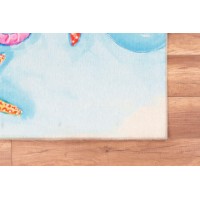Covor Conceptum Hypnose Ada Gonul Chenille Blue AL 288 0.75x1.50m imaginea #3 — magazin online Desire.md