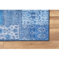 Covor Conceptum Hypnose Jazz Chenille Blue AL 325 0.75x1.50m imaginea #3 — magazin online Desire.md