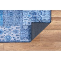 Covor Conceptum Hypnose Jazz Chenille Blue AL 325 0.75x1.50m imaginea #4 — magazin online Desire.md