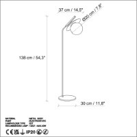 Lampadar Opviq Anemon 13806 Gold imaginea #8 — magazin online Desire.md