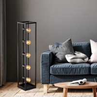 Lampadar Opviq Kafes 13746 Black imaginea #2 — magazin online Desire.md