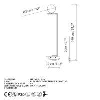 Lampadar Opviq Luminar 14180 imaginea #8 — magazin online Desire.md