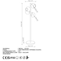 Lampadar Opviq Benek 20 15 14523 imaginea #9 — magazin online Desire.md