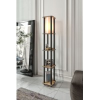 Lampadar Opviq Estantes Square Oak