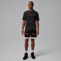 Tricou bărbătesc Nike Jordan Brooklyn Black/University Red, s.M imaginea #3 — magazin online Desire.md