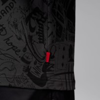 Tricou bărbătesc Nike Jordan Brooklyn Black/University Red, s.M imaginea #6 — magazin online Desire.md