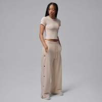 Pantaloni spotivi de dame Nike Flight Fleece French Terry Pearl White/Sail, s.L imaginea #3 — magazin online Desire.md