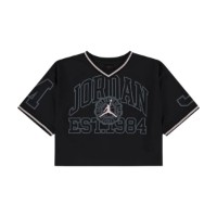 Tricou pentru copii Nike G Secret Diary Cropped Jersey Black, s.XL