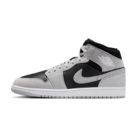Bocanci pentru bărbați Nike Air Jordan 1 Mid Light Smoke Grey/Black/White, s.43 imaginea #2 — magazin online Desire.md