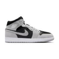Bocanci pentru bărbați Nike Air Jordan 1 Mid Light Smoke Grey/Black/White, s.43 imaginea #3 — magazin online Desire.md