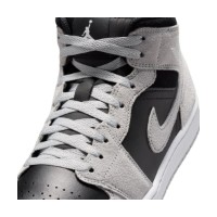 Bocanci pentru bărbați Nike Air Jordan 1 Mid Light Smoke Grey/Black/White, s.43 imaginea #6 — magazin online Desire.md