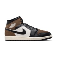 Bocanci pentru bărbați Nike Air Jordan 1 Mid Black/Palomino/University Red, s.42 imaginea #3 — magazin online Desire.md