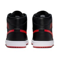 Bocanci pentru bărbați Nike Air Jordan 1 Mid Black/White/University Red, s.43 imaginea #5 — magazin online Desire.md