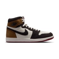 Bocanci pentru bărbați Nike Air Jordan 1 Retro High OG Love Letter Shadow Brown/Light British Tan/Team Red, s.43 imaginea #3 — magazin online Desire.md