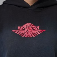 Hanorac damă Nike W Jordan Flight Fleece Black/Deep Royal/University Red, s.L imaginea #6 — magazin online Desire.md